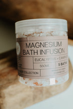 Load image into Gallery viewer, Eucalyptus + Camphor Magnesium Bath Infusion (Clarify)