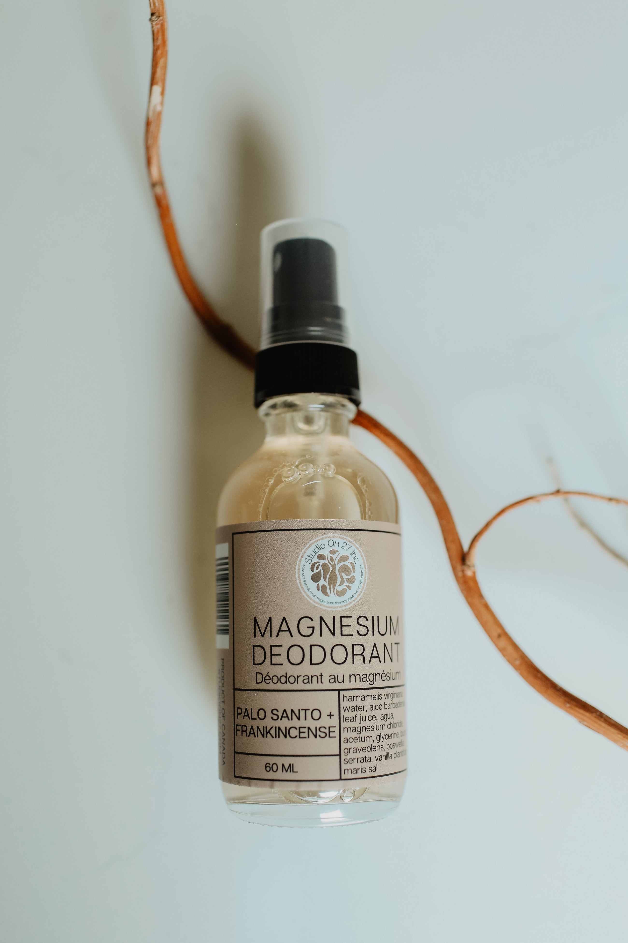 Palo Santo + Frankincense Deodorant Spray
