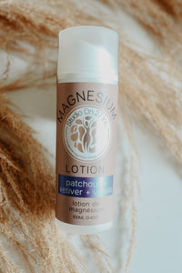 Patchouli, Vetiver & Vanilla Magnesium Lotion