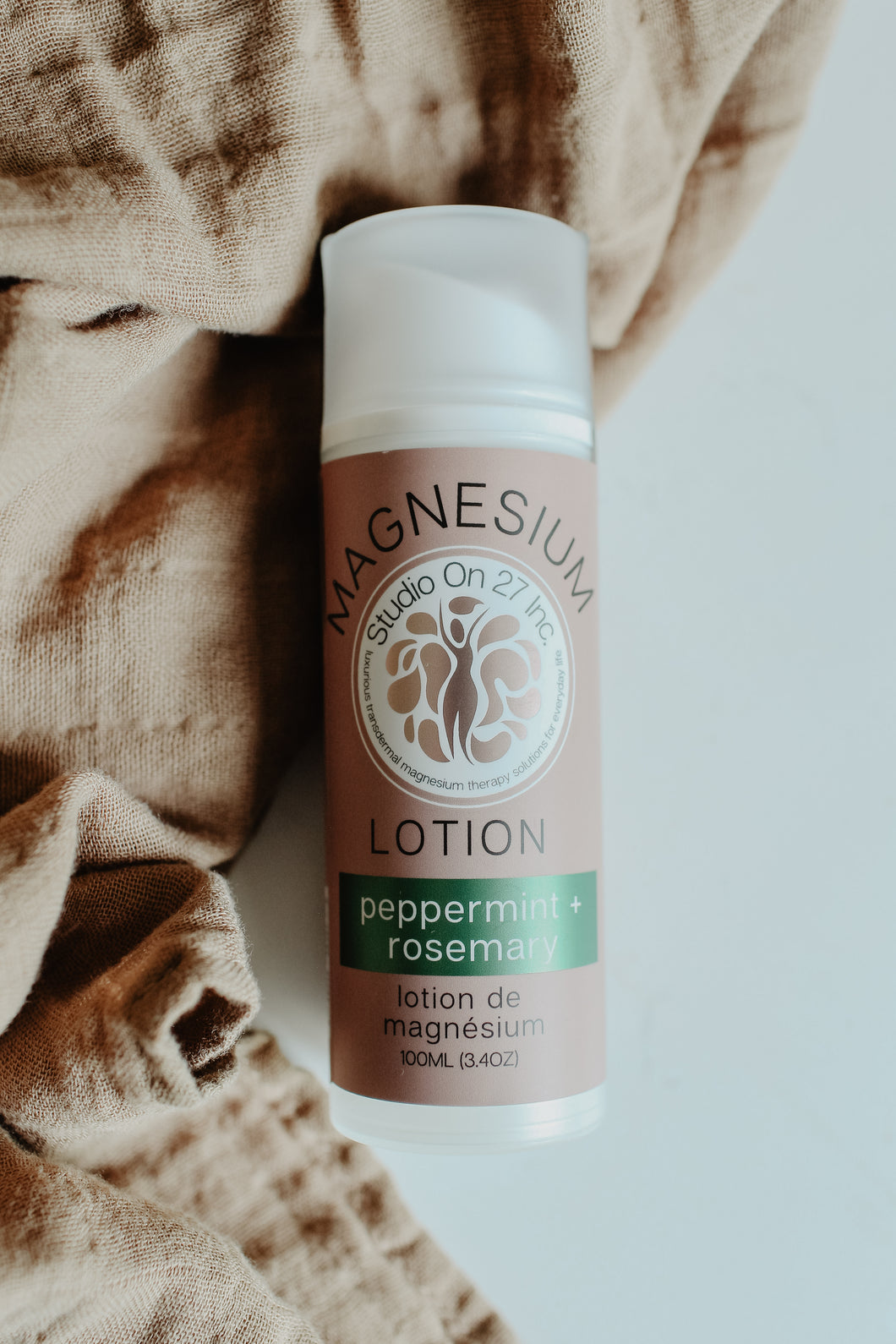 Peppermint + Rosemary Magnesium Lotion
