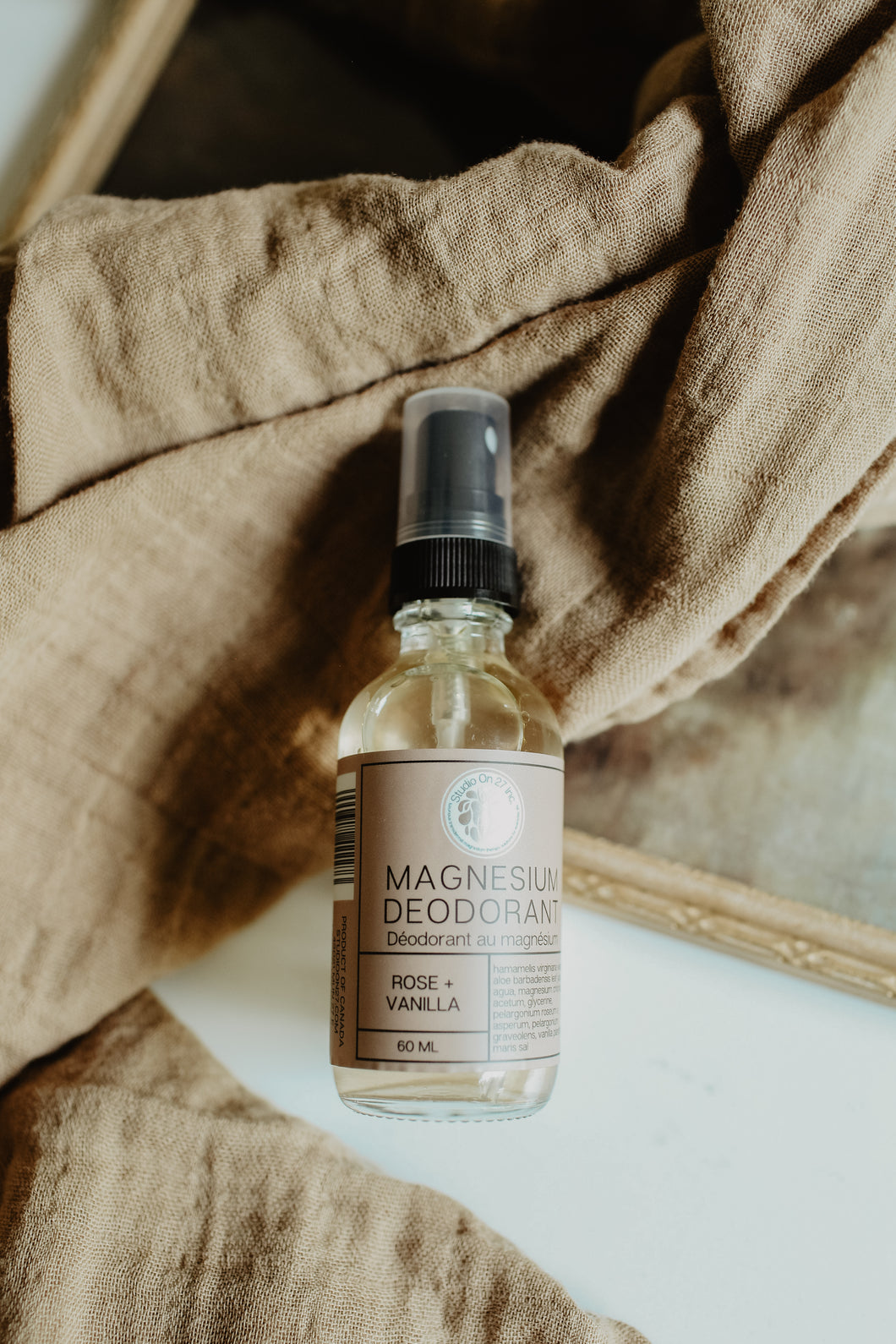 Rose + Vanilla Deodorant Spray