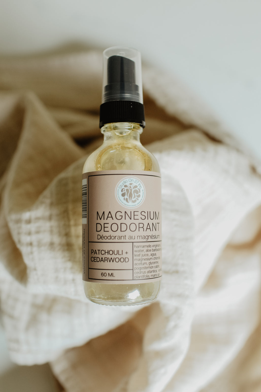 Patchouli + Cedarwood Deodorant Spray