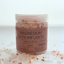 Load image into Gallery viewer, Magnesium Bath Infusion - Eucalyptus + Camphor
