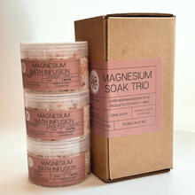 Load image into Gallery viewer, MAGNESIUM SOAK TRIO
