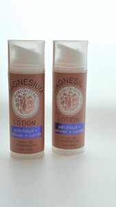 Magnesium Lotion - Patchouli, Vetiver & Vanilla